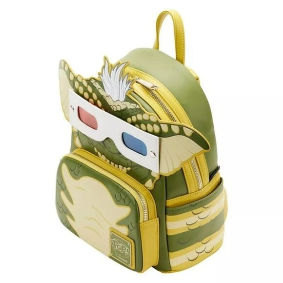 Loungefly Gremlins Stripe Glow in the Dark Cosplay Mini Backpack NWT​ - Picture 4 of 6
